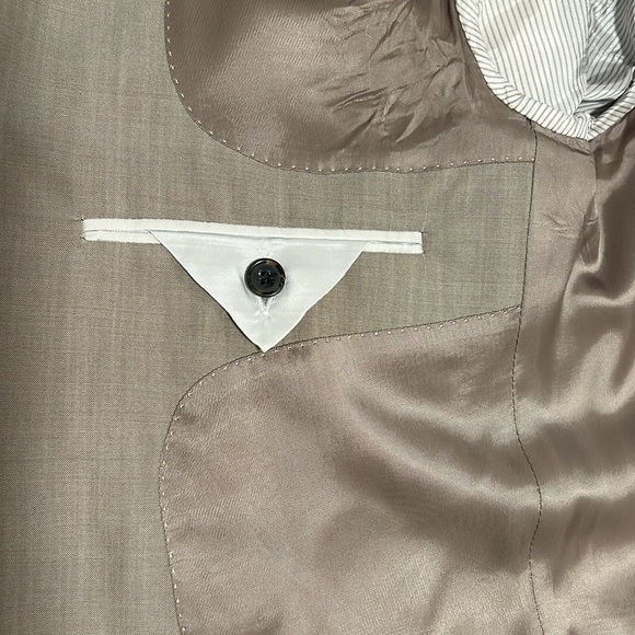 Vintage Oversized Blazer Tan MADE IN CANADA - Picture 9 of 15